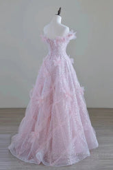 Women High Feeling Pink Fairy Semi Formal Prom Dress Long Party Dresses